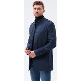 Ombre Plašči Moški plašč (C269NAVY) pisana | Shoptok.si