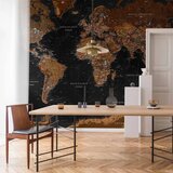  Foto tapeta - World: Stylish Map 150x105 Vodootporna | shoptok.hr