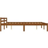  Posteljni okvir medeno rjav iz trdne borovine 160x200 cm, (20606297) | Shoptok.si