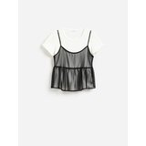 Reserved LADIES` BLOUSE - krem | shoptok.hr