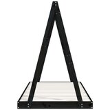  Otroški posteljni okvir bel 90x200 cm trdna borovina, (20787714) | Shoptok.si