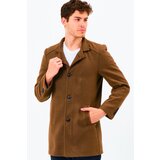Dewberry PLT8327 MENS COAT-DARK CAMEL | Shoptok.si