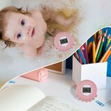 Zopa Silicone Digital Thermometer 2in1 digitalni termometer za v kad Dove Grey 1 kos | Shoptok.si