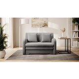ELTAP Siva baršunasti sklopiva sofa 130 cm Ario – | shoptok.hr