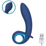 INTOYOU Palha - polnilni napihljivi vibrator (modra) | Shoptok.si