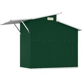  Vrtno spremište zeleno 270x130x208,5 cm od pocinčanog čelika | shoptok.hr