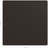 vidaXL Preproga za šotor 200x200 cm rjava, (21012979) | Shoptok.si