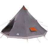 Tipi šator s krovom Siva i narančasta 560 x 560 x 300 cm taft | shoptok.hr