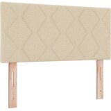 vidaXL Boxspring krevet s madracem Krema 120 x 190 cm tkanina | shoptok.hr