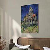 Slika - Vincent van Gogh – Church at Auvers 80x120 Premium Print | shoptok.hr