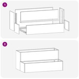  Vrtna saksija Srebrno 100 x 60 x 45 cm Nehrđajući čelik | shoptok.hr