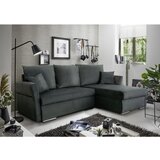 CARRYHOME SEDEŽNA GARNITURA, velur siva | Shoptok.si