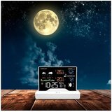 Manta vremenska stanica Windy, DCF, sat budilica, vanjski senzor, bijela MTO100W | shoptok.hr