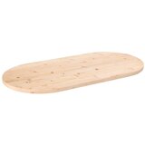 vidaXL Mizna plošča 110x55x2,5 cm trdna borovina ovalna Cene