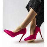Gemre Pink satin women's high heels Slije | shoptok.hr