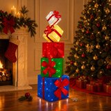  Božićni ukras poklon kutija 5 kom. 125 LED lampica Topla bijela | shoptok.hr