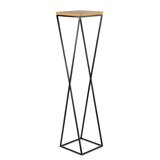  Stalak za cveće LOFT 100x24 cm crna/braon | Eponuda.com