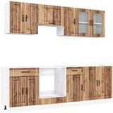  8-dijelni set kuhinjskih ormarića Kalmar konstruiranog drva | shoptok.hr