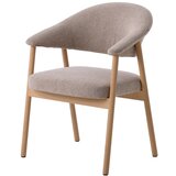 Unique Furniture Bež blagovaonske stolice u setu s naslonima za ruke 2 kom od punog hrasta Elk – | shoptok.hr