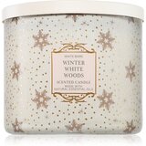 Bath & Body Works Winter White Woods dišeča sveča 411 g | Shoptok.si