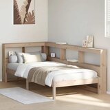 vidaXL Krevet s regalom za knjige bez madraca 90x200 cm od borovine Cijene