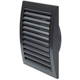 VAFRA PVC fasadni zračnik (150 x 150 mm, Ø 100 mm, antracit) u