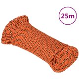 vidaXL vrv za čoln oranžna 4 mm 25 m polipropilen | Shoptok.si