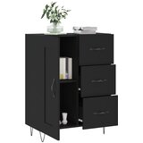  Komoda crna 69,5 x 34 x 90 cm od konstruiranog drva | Eponuda.com