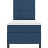  Krevet s oprugama s madracem i LED plavi 80x200 cm tkanina | shoptok.hr