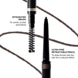 Clarins Wonder Define Eyebrow Pencil olovka za obrve s kistom nijansa 04 dark brown 0.06 g | shoptok.hr