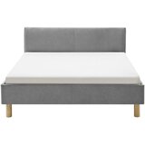 Meise Möbel svijetlo sivi bračni krevet Lena, 120 x 200 cm | shoptok.hr