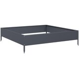  Povišena vrtna gredica antracit 100x100x26 cm čelik | Eponuda.com