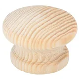Gumb za pohištvo (Vrsta pohištvenega ročaja: Gumb, Do x Š x V: 35 x 26 x 27 mm, Les)