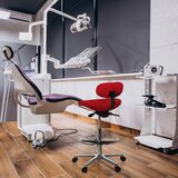 MID.YOU Vrtljivi Stolček Work, Rdeča | Shoptok.si