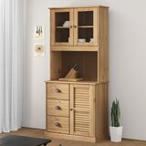 vidaXL Visoka omara VIGO 78x40x175 cm trdna borovina | Shoptok.si