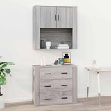  Zidni ormarić hrast sonome 80x33x80 cm konstruirano drvo | shoptok.hr