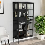 vidaXL Ormarić za izlaganje antracit 90x40x180 cm čelik/kaljeno staklo Cijene