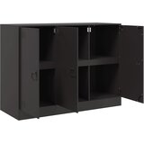  Komoda crna 99 x 39 x 73 cm čelična | shoptok.hr