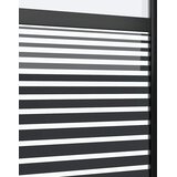 Staklena vrata Prugasti Crna 76 x 2 x 205 cm Aluminij | Eponuda.ba