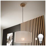  Brilagi - LED luster na sajli ANTHONY 1xE27/60W/230V hrast/bela | Eponuda.com