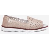 S. BARSKI Leather Perforated Ballet Flats With Open Toes S.Barski | Eponuda.ba