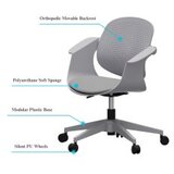 Hanah home Kancelarijska stolica Sisa Grey | ePonuda.com