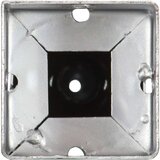 vidaXL Talne konice 2 kosa srebrne 7x7x56 cm pocinkano jeklo | Shoptok.si