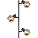 Globo 54309SB - Podna lampa TOKKI 3xE14/40W/230V crna | Eponuda.com