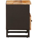  Ormar za krevet 2 pcs Smeđa 40 x 33 x 46 cm Čvrsto drvo manga | shoptok.hr
