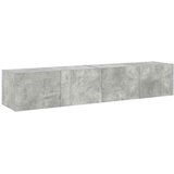  Zidni TV ormarići LED 2 kom boja betona 80x35x31 cm | Eponuda.ba