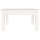  Stolić za kavu bijeli 55x55x30 cm od masivne borovine | shoptok.hr