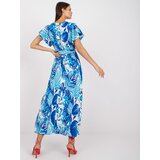 Italy Moda Dress-DHJ-SK-13203-1.03X-White-Blue | Shoptok.si