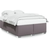 vidaXL Okvir za krevet sivi 140x190 cm od umjetne kože | shoptok.hr