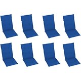  Nagibne vrtne stolice s jastucima 8 kom od masivne tikovine | Eponuda.com